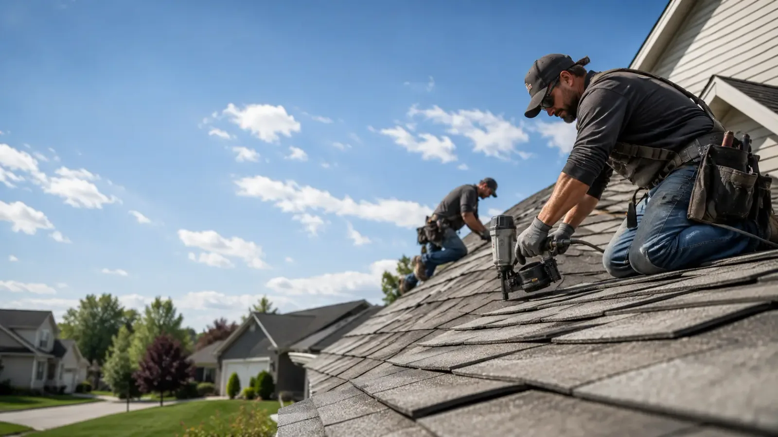 Storm Damage Roof Repair in Leburn, KY near me